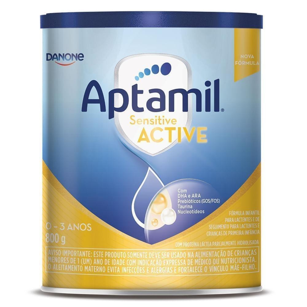 Fórmula Infantil Aptamil Sensitive Active De 0 A 36 meses 800g — imagem 2 | Farmácia Resyla