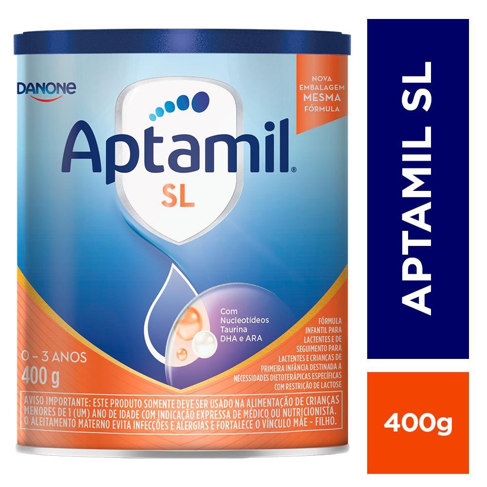 Fórmula Infantil Aptamil SL Sem Lactose de 0 a 3 anos 400g — imagem 2 | Farmácia Resyla