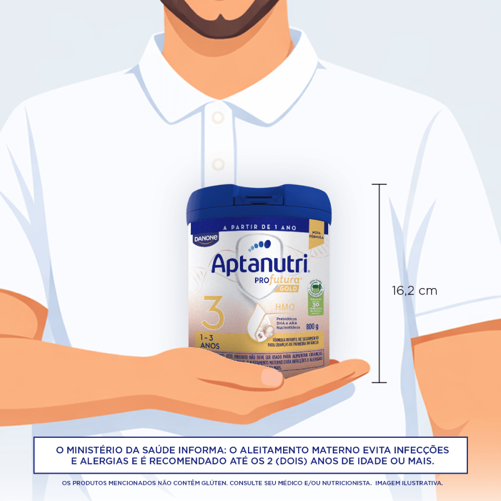 Fórmula Infantil Aptanutri Profutura Gold 3 1 A 3 Anos 800g — imagem 4 | Farmácia Resyla