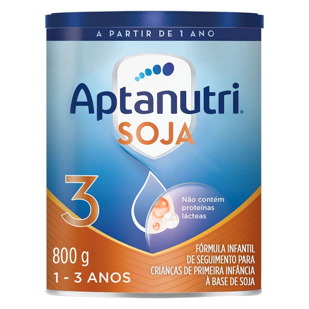 Fórmula Infantil Aptanutri Soja 3 Sem Lactose de 1 a 3 anos 800g — Aptanutri | Farmácia Resyla