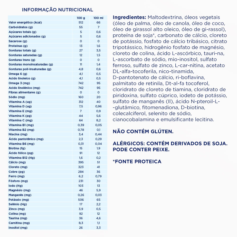 Fórmula Infantil Aptanutri Soja 3 Sem Lactose de 1 a 3 anos 800g — imagem 3 | Farmácia Resyla