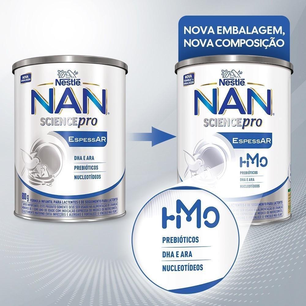 Fórmula Infantil NAN SCIENCE PRO EspessAR HMO 800g — imagem 3 | Farmácia Resyla