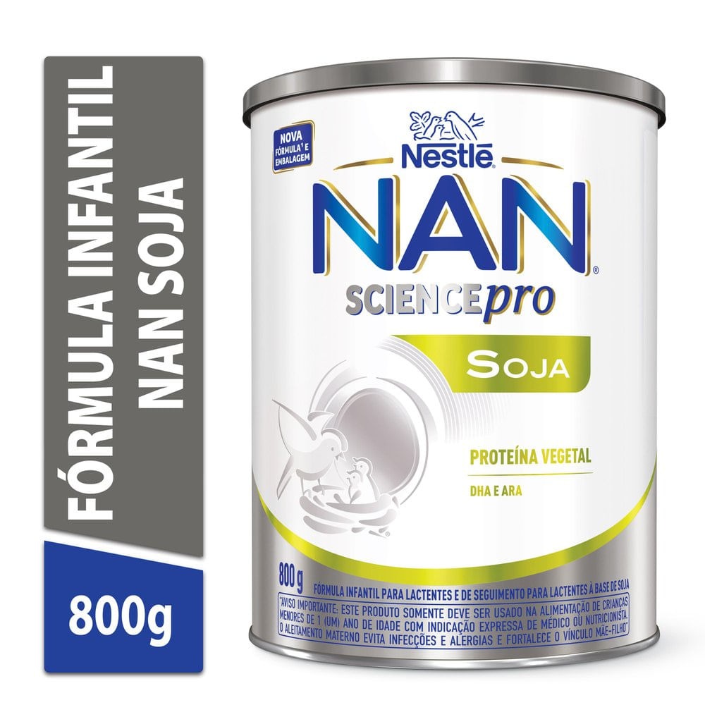 Fórmula Infantil NAN SciencePro Soja Sem Lactose 800g — imagem 4 | Farmácia Resyla