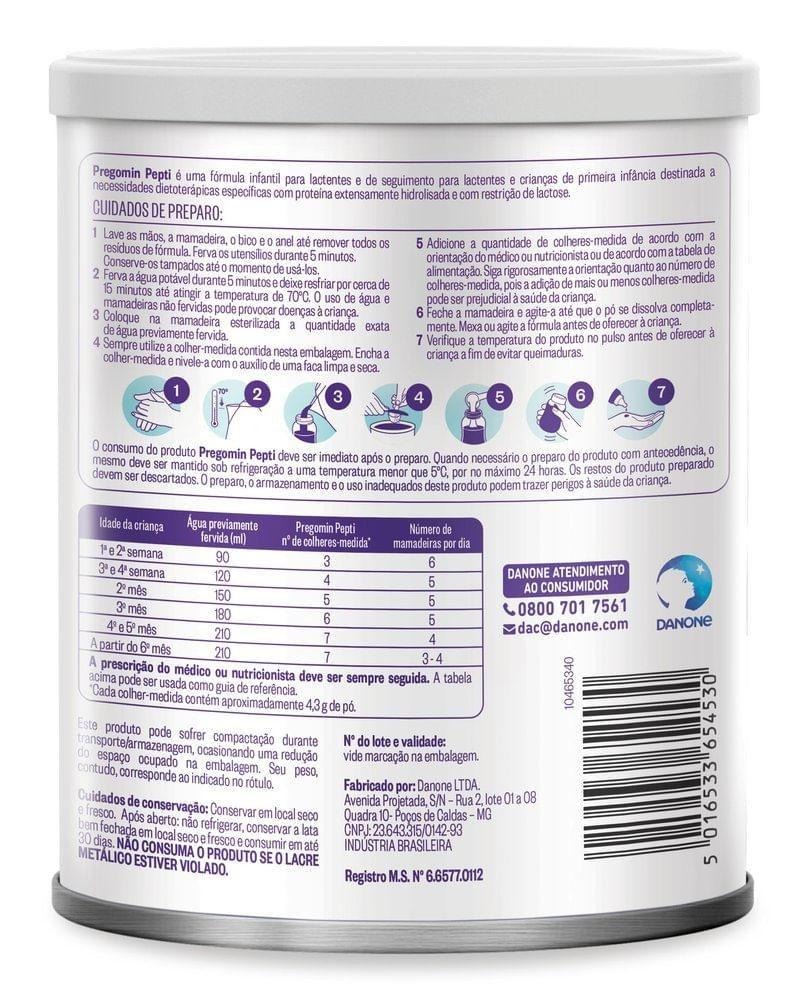 Fórmula Infantil Pregomin Pepti Hipoalergênica 400g — imagem 4 | Farmácia Resyla