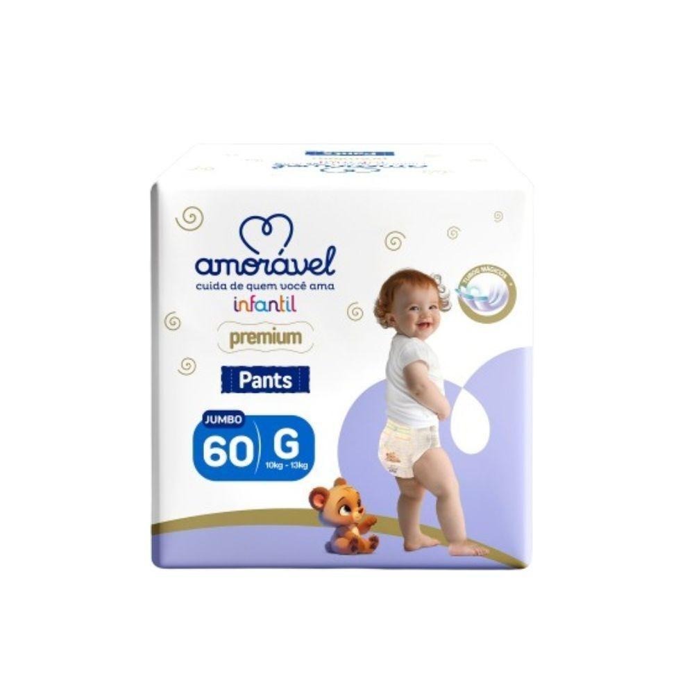 Fralda Amorável Pants G 60 Unidades — Amoravel | Farmácia Resyla