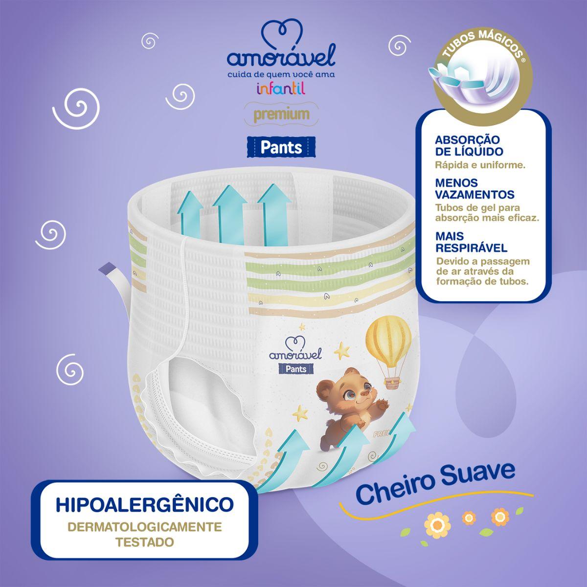 Fralda Amoravel Pants XXG 44 Unidades — imagem 2 | Farmácia Resyla