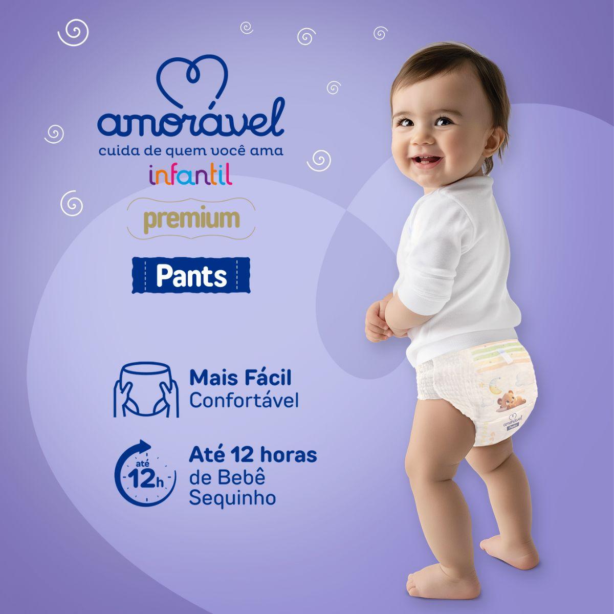 Fralda Amoravel Pants XXG 44 Unidades — imagem 3 | Farmácia Resyla