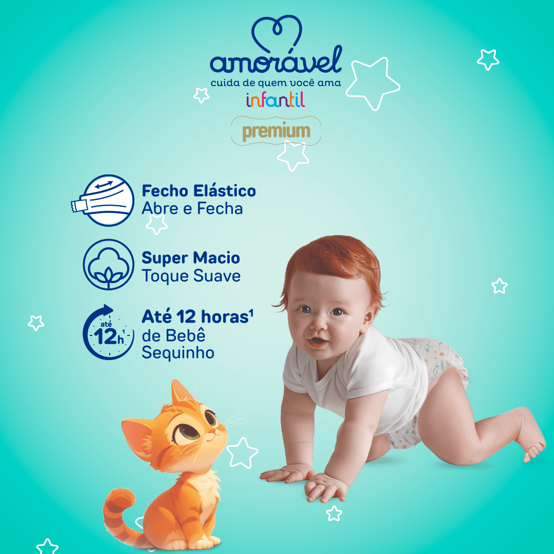 Fralda Amorável Premium Ultrapack Xg 84 Unidades — imagem 4 | Farmácia Resyla