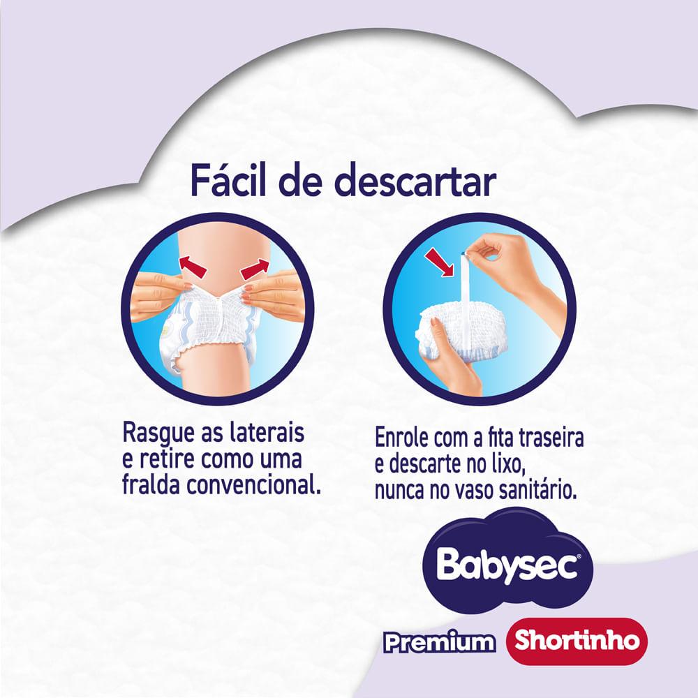 Fralda Babysec Premium Shortinho Galinha Pintadinha M 60 Unidades — imagem 4 | Farmácia Resyla