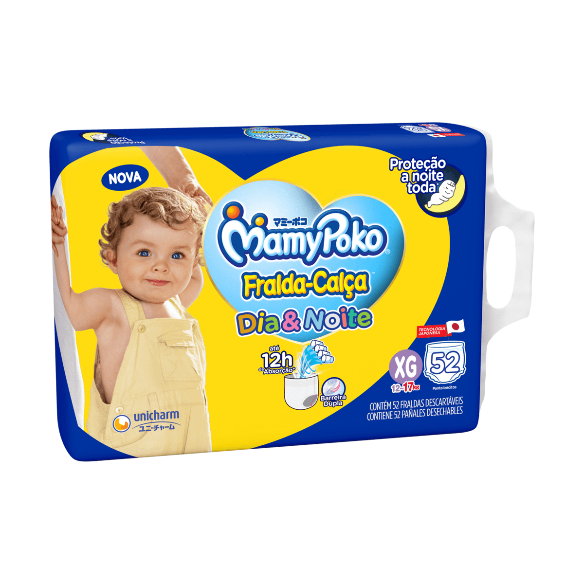 Fralda-Calça MamyPoko Dia & Noite XG 52 Unidades — Mamypoko | Farmácia Resyla