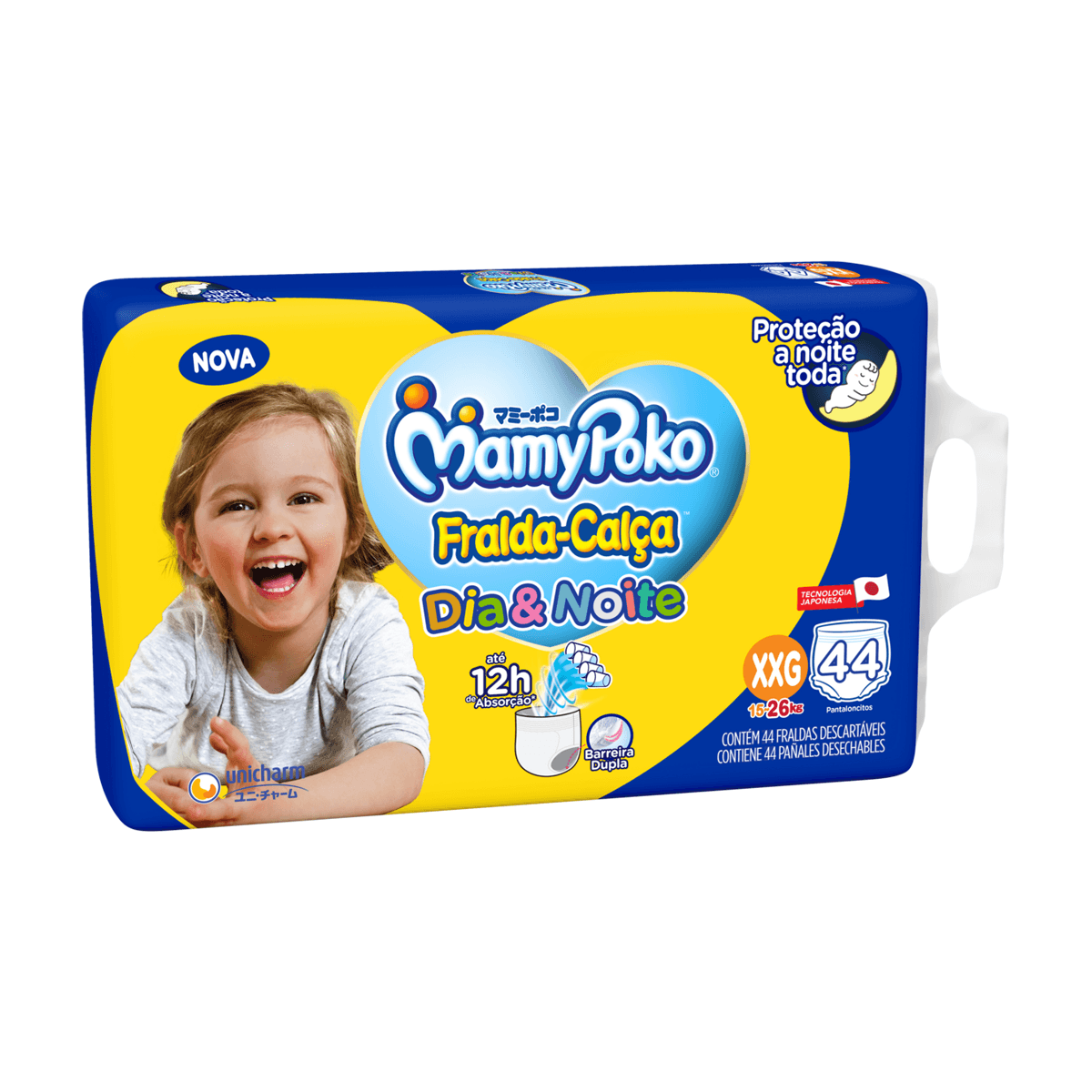 Fralda-Calça MamyPoko Dia & Noite XXG 44 Unidades — Mamypoko | Farmácia Resyla