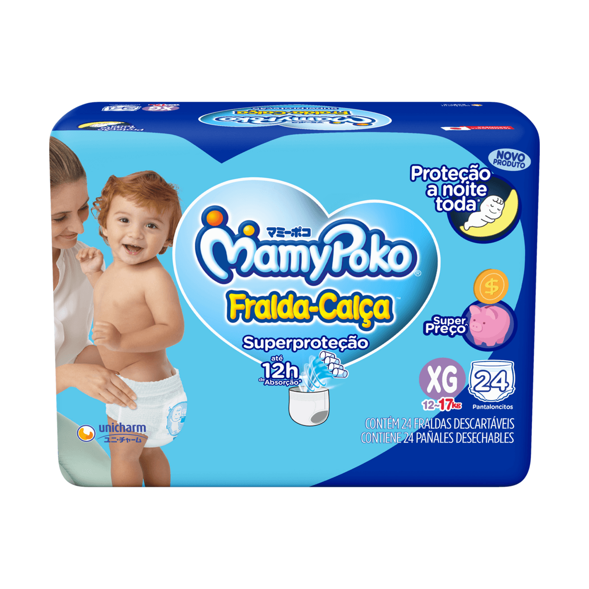 Fralda-Calça MamyPoko Superproteção XG 24 Unidades — Mamypoko | Farmácia Resyla