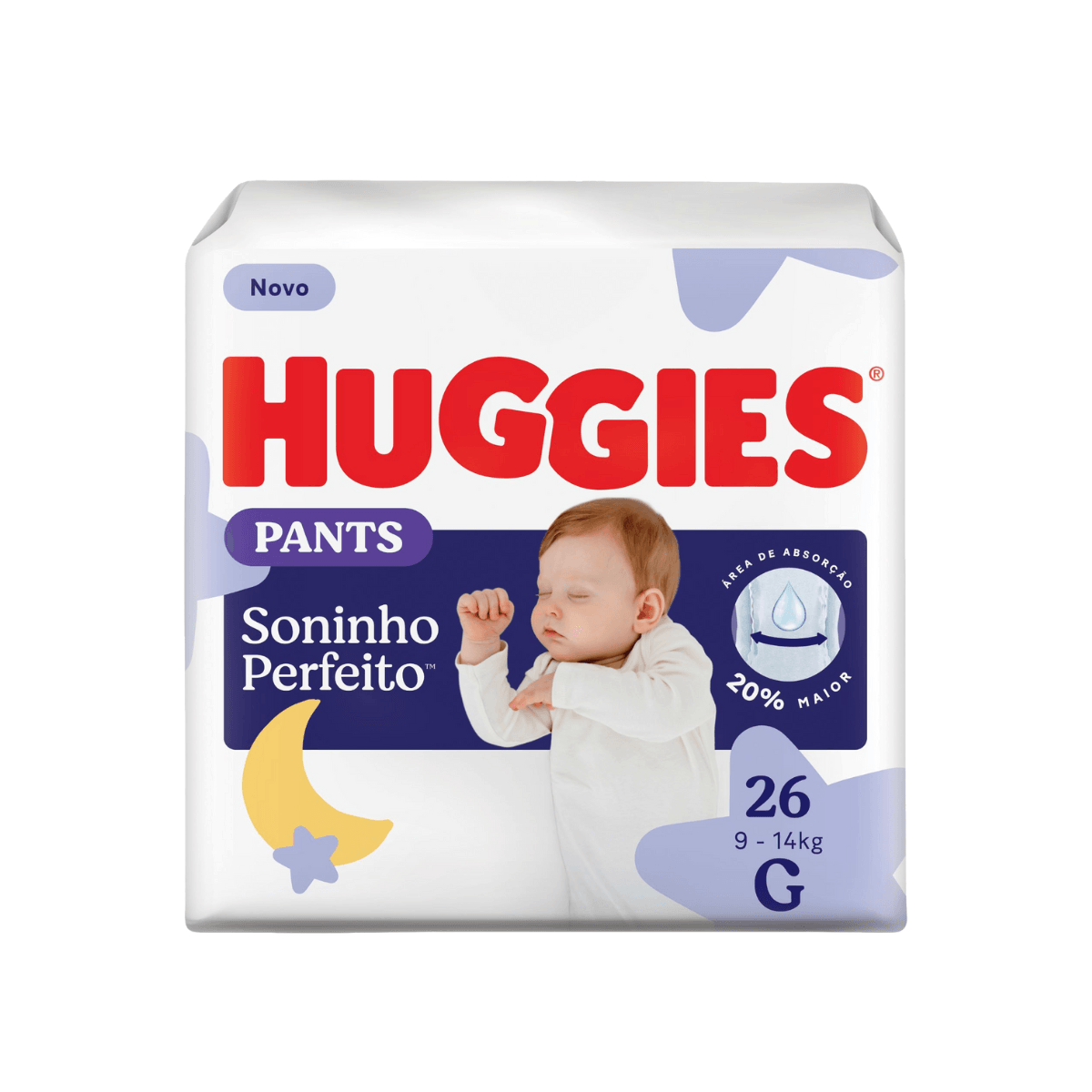 Fralda Descartável Infantil Pants Huggies Soninho Perfeito G 26 Unidades — Huggies | Farmácia Resyla