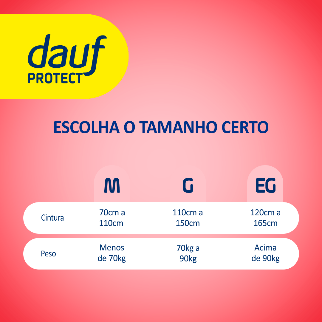 Fralda Geriátrica Dauf Protect G Incontinência Intensa 16 Unidades — imagem 3 | Farmácia Resyla