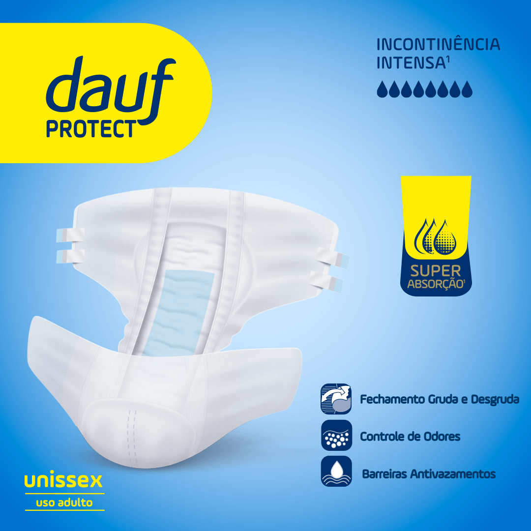 Fralda Geriátrica Dauf Protect M Incontinência Intensa 20 Unidades — imagem 2 | Farmácia Resyla