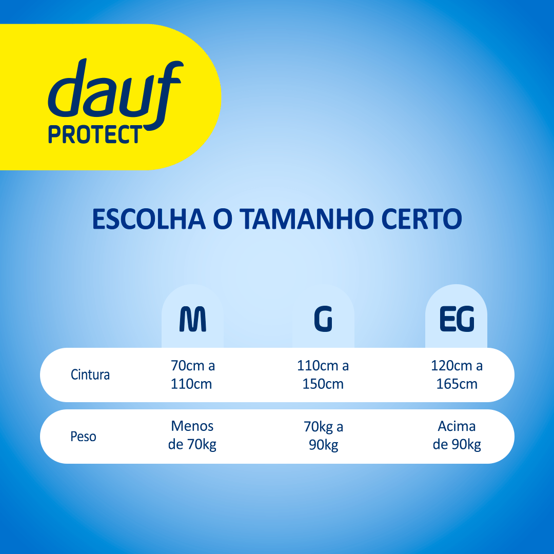 Fralda Geriátrica Dauf Protect M Incontinência Intensa 20 Unidades — imagem 3 | Farmácia Resyla