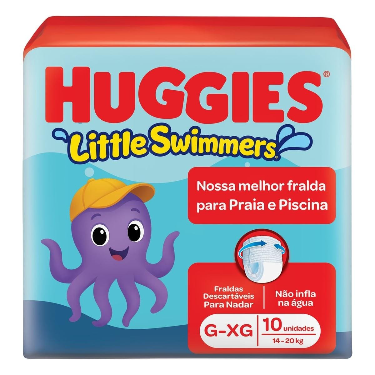 Fralda Huggies Little Swimmers G/XG 10 Unidades — Huggies | Farmácia Resyla
