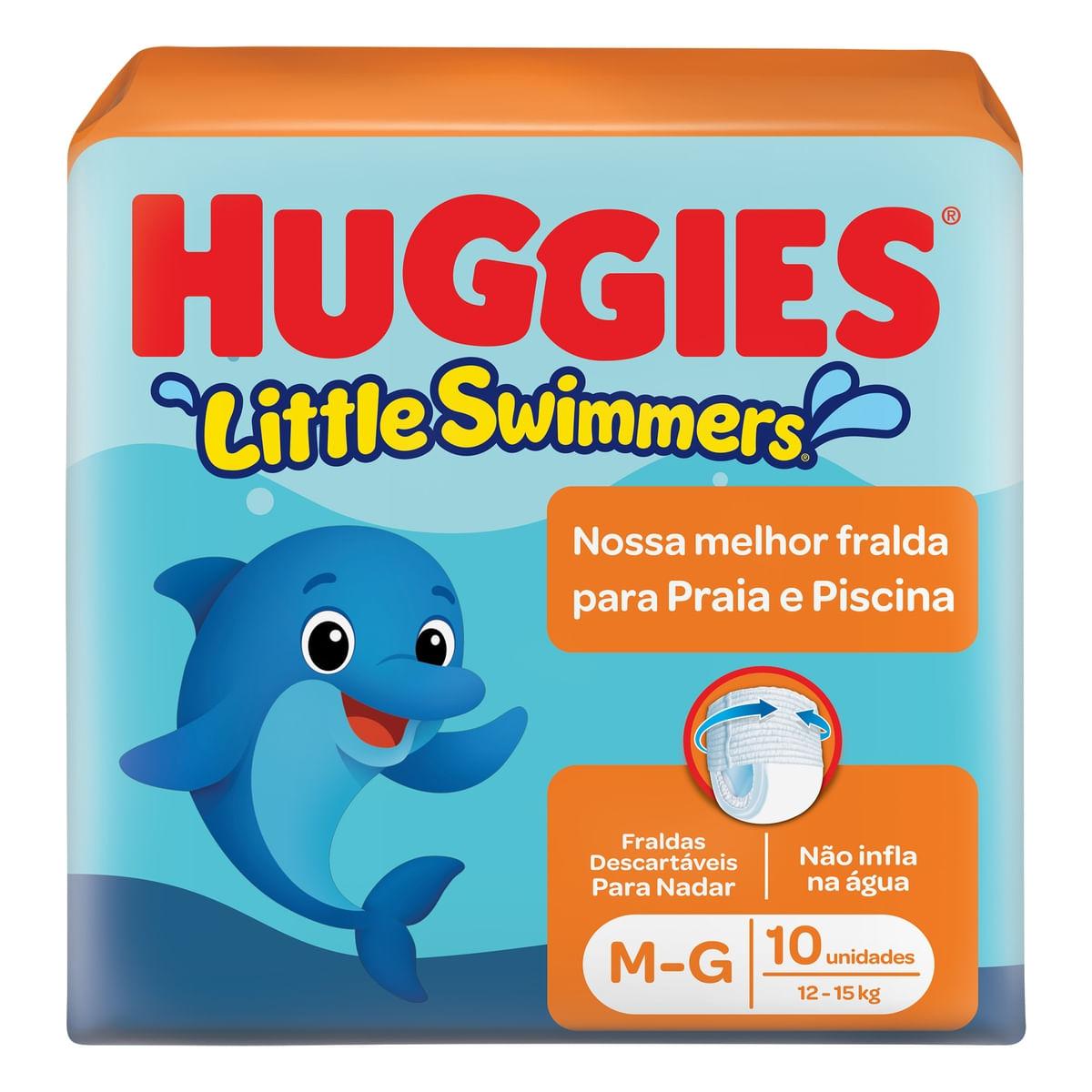Fralda Huggies Little Swimmers M/G 10 Un — Huggies | Farmácia Resyla