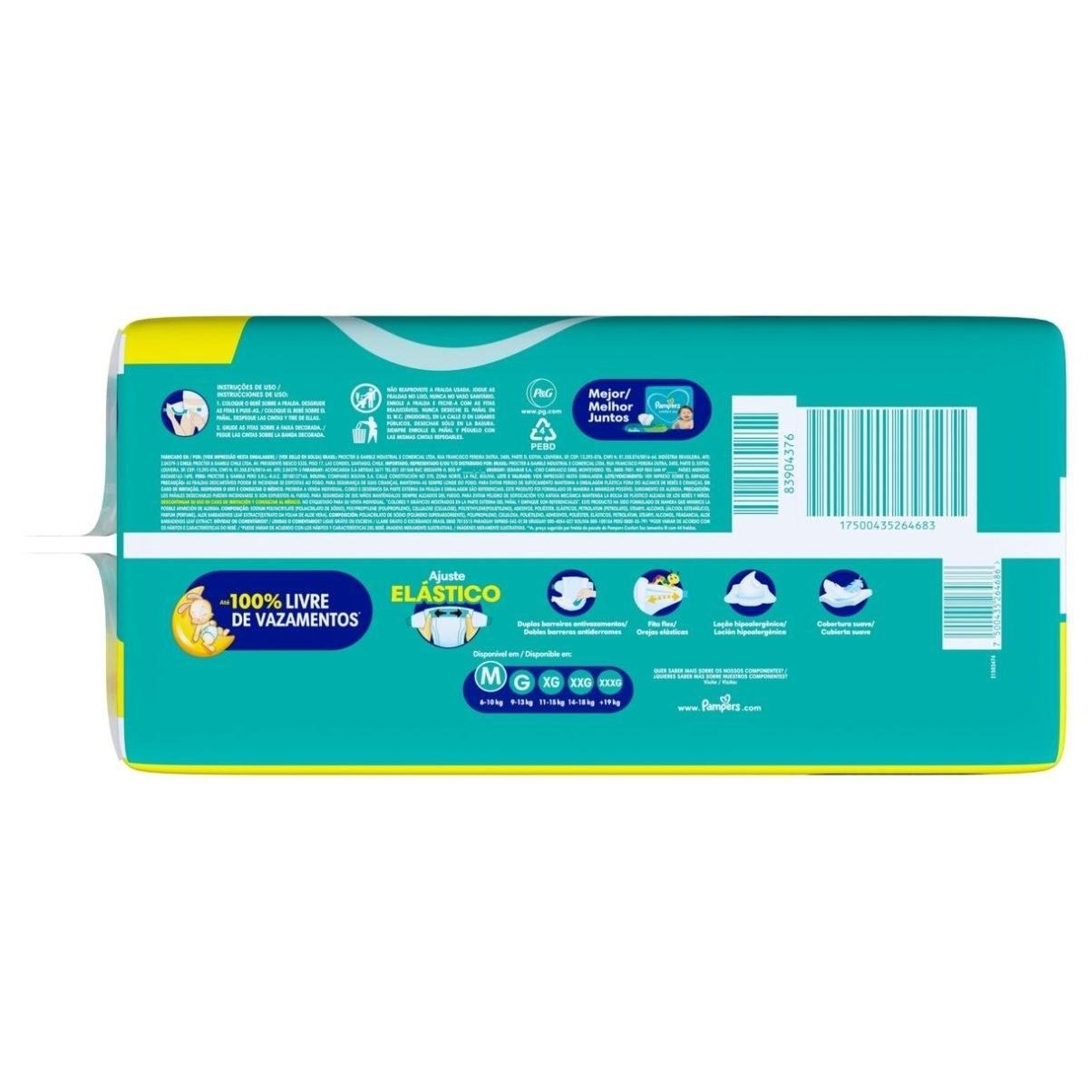 Fralda Pampers Confort Sec M 108 Unidades — imagem 2 | Farmácia Resyla