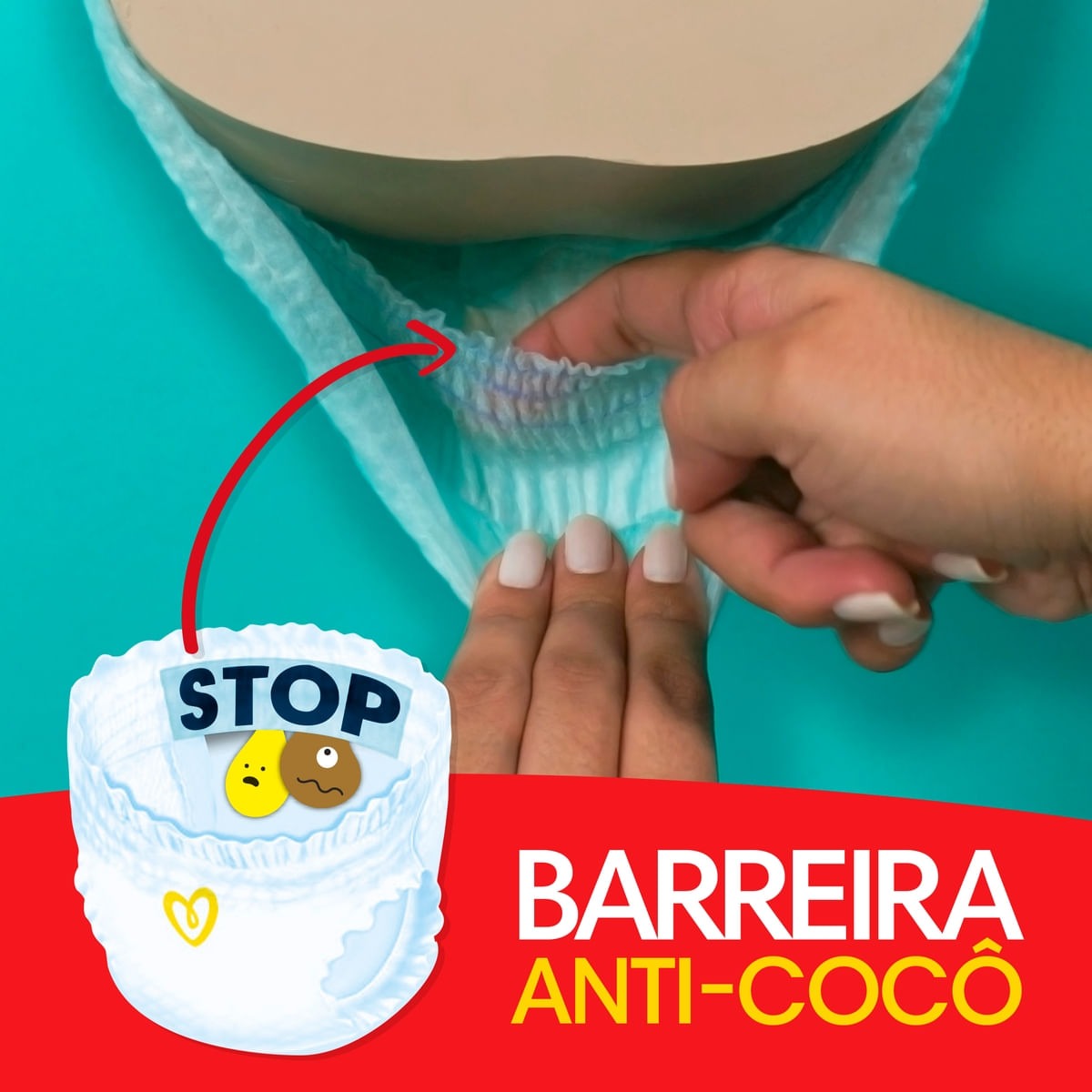 Fralda Pampers Pants Ajuste Total M 30 Unidades — imagem 3 | Farmácia Resyla