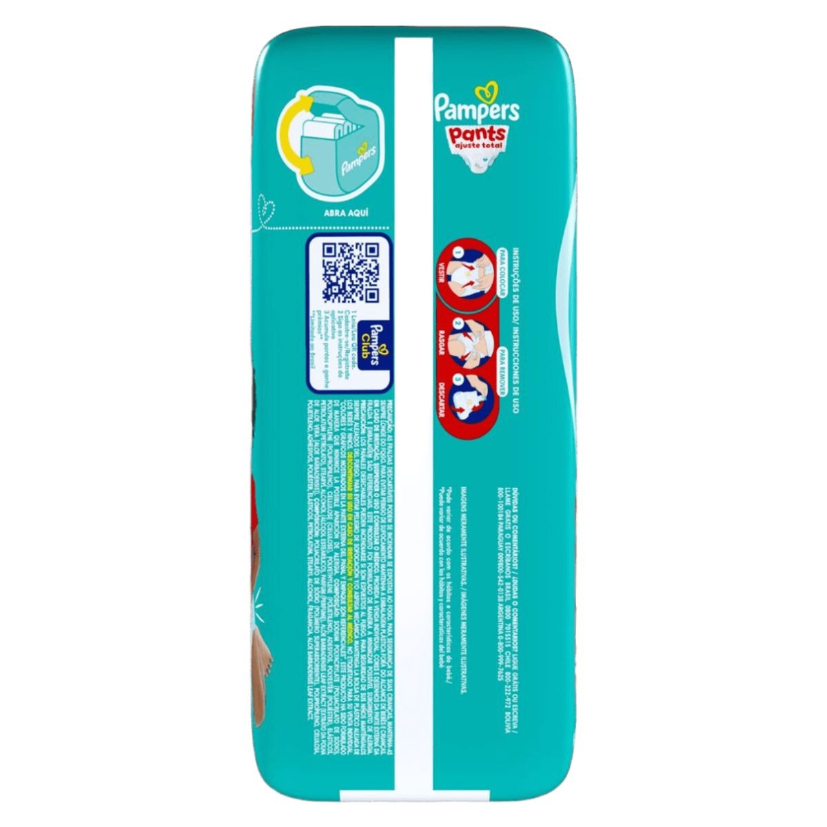 Fralda Pampers Pants Ajuste Total Xg 22 Unidades — imagem 3 | Farmácia Resyla