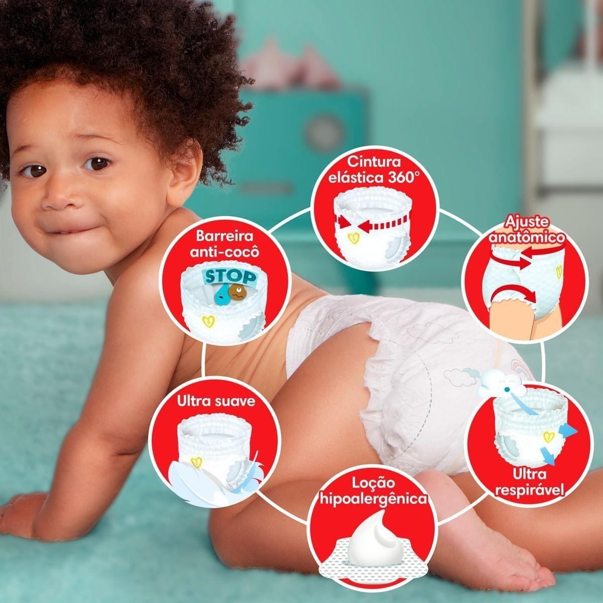 Fralda Pampers Pants Premium Care M 78 Unidades — imagem 2 | Farmácia Resyla