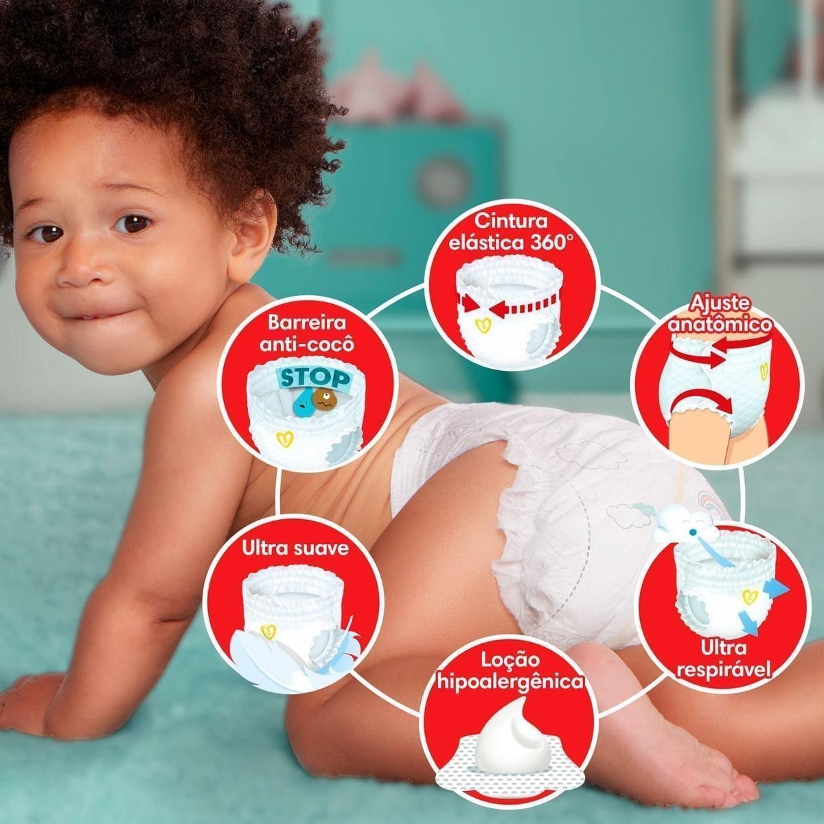 Fralda Pampers Pants Premium Care XXG 60 Unidades — imagem 2 | Farmácia Resyla