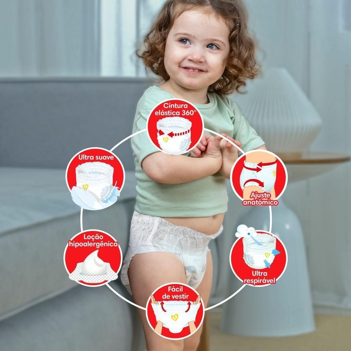 Fralda Pampers Pants Premium Care XXXG 54 Unidades — imagem 2 | Farmácia Resyla