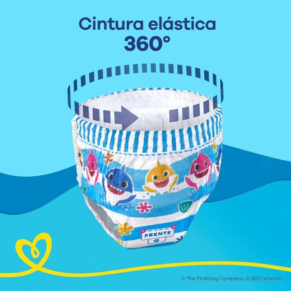 Fralda Pampers Splashers Baby Shark G/XG 10 Unidades — imagem 2 | Farmácia Resyla