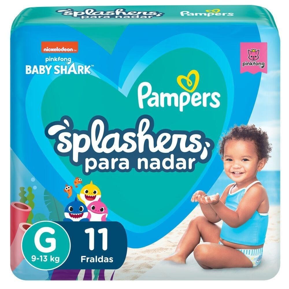 Fralda Pampers Splashers Baby Shark M/G 11 Unidades — Pampers | Farmácia Resyla