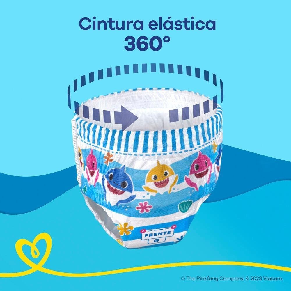Fralda Pampers Splashers Baby Shark M/G 11 Unidades — imagem 2 | Farmácia Resyla