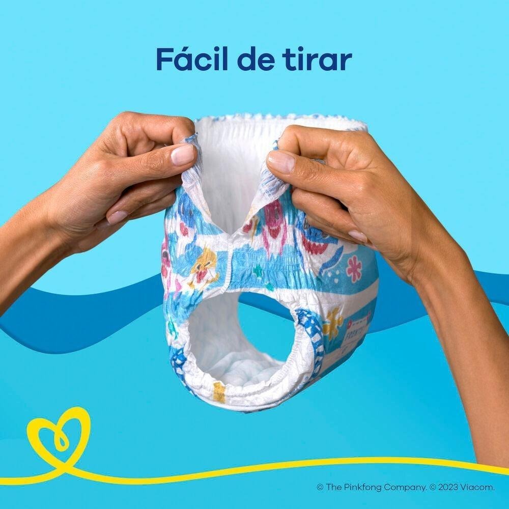 Fralda Pampers Splashers Baby Shark M/G 11 Unidades — imagem 3 | Farmácia Resyla