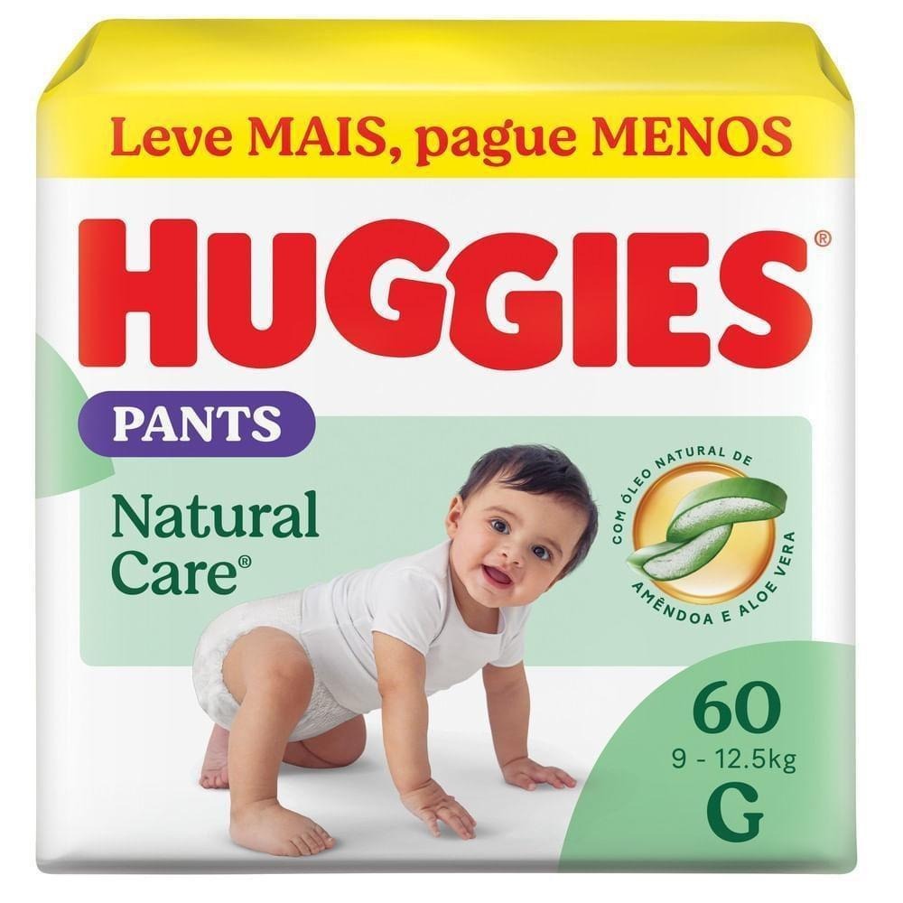 Fralda Pants Huggies Premium Natural Care G 60 Unidades — Huggies | Farmácia Resyla