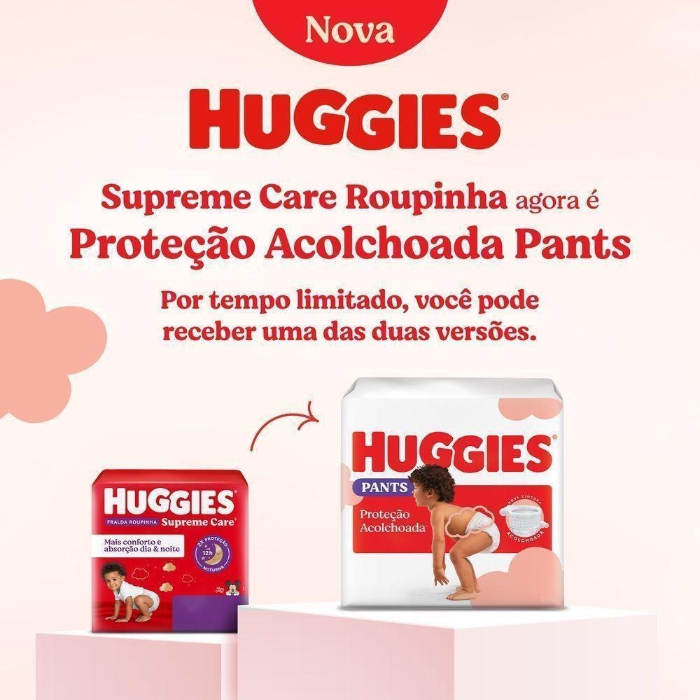 Fralda Pants Huggies Proteção Acolchoada XG 80 Unidades — imagem 2 | Farmácia Resyla