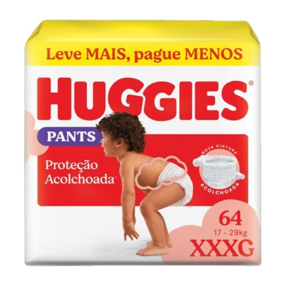 Fraldas Huggies Pants Proteção Acolchoada Mx Xxxg — Huggies | Farmácia Resyla