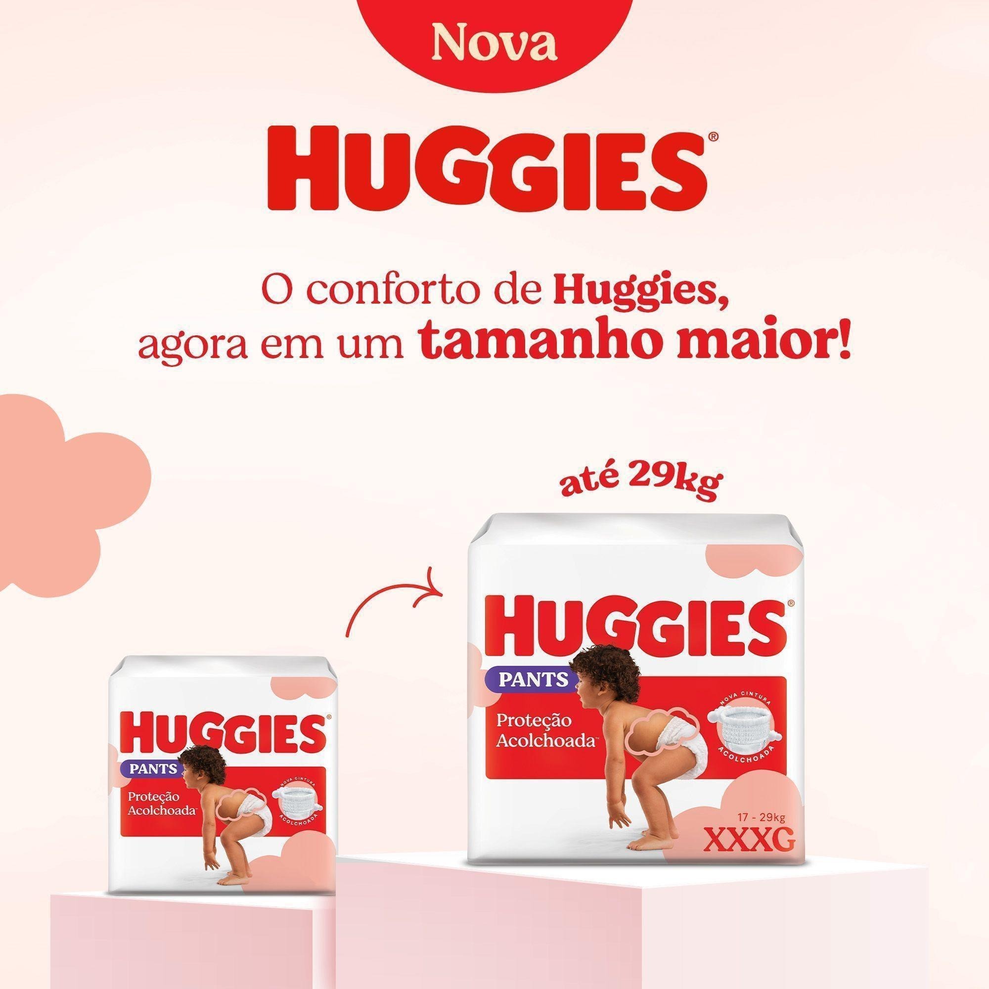 Fraldas Huggies Pants Proteção Acolchoada Mx Xxxg — imagem 2 | Farmácia Resyla
