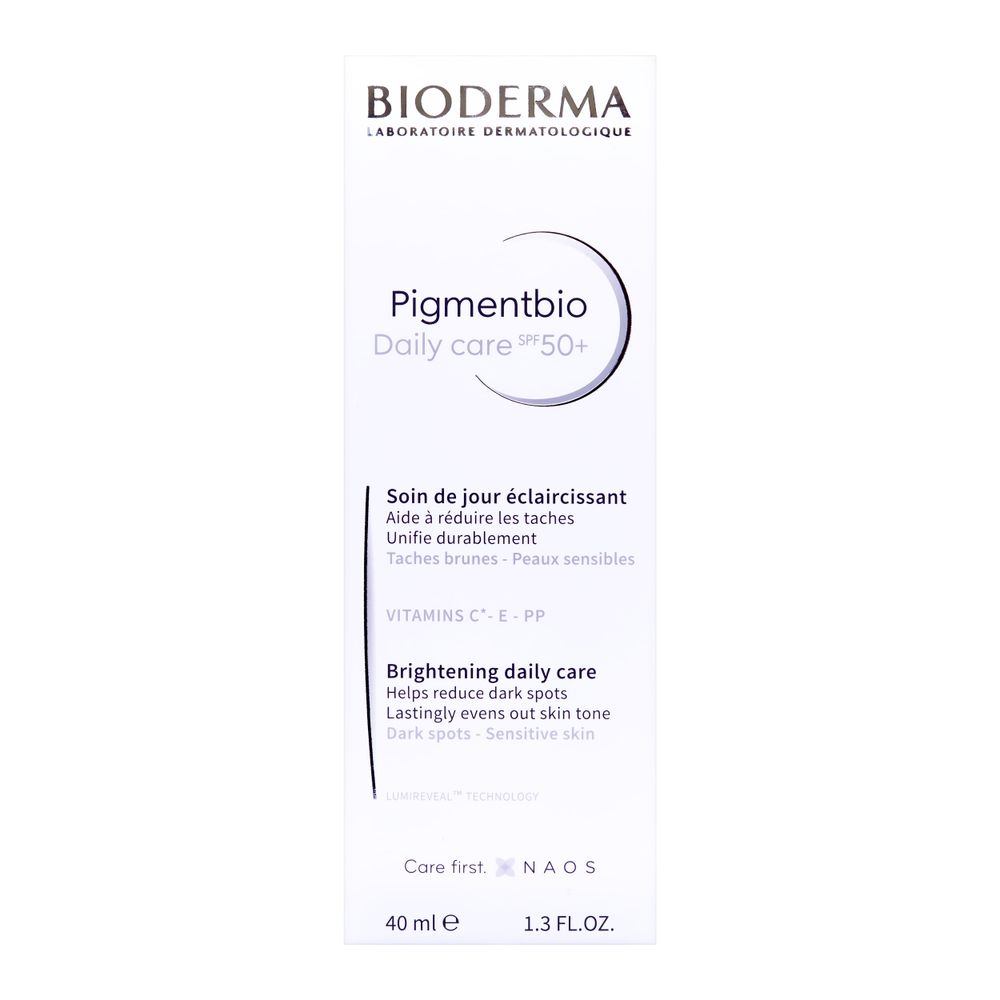 Gel Creme Facial Bioderma Pigmentbio Daily Care Clareador com Vitamina C FPS 50+ 40ml — imagem 3 | Farmácia Resyla