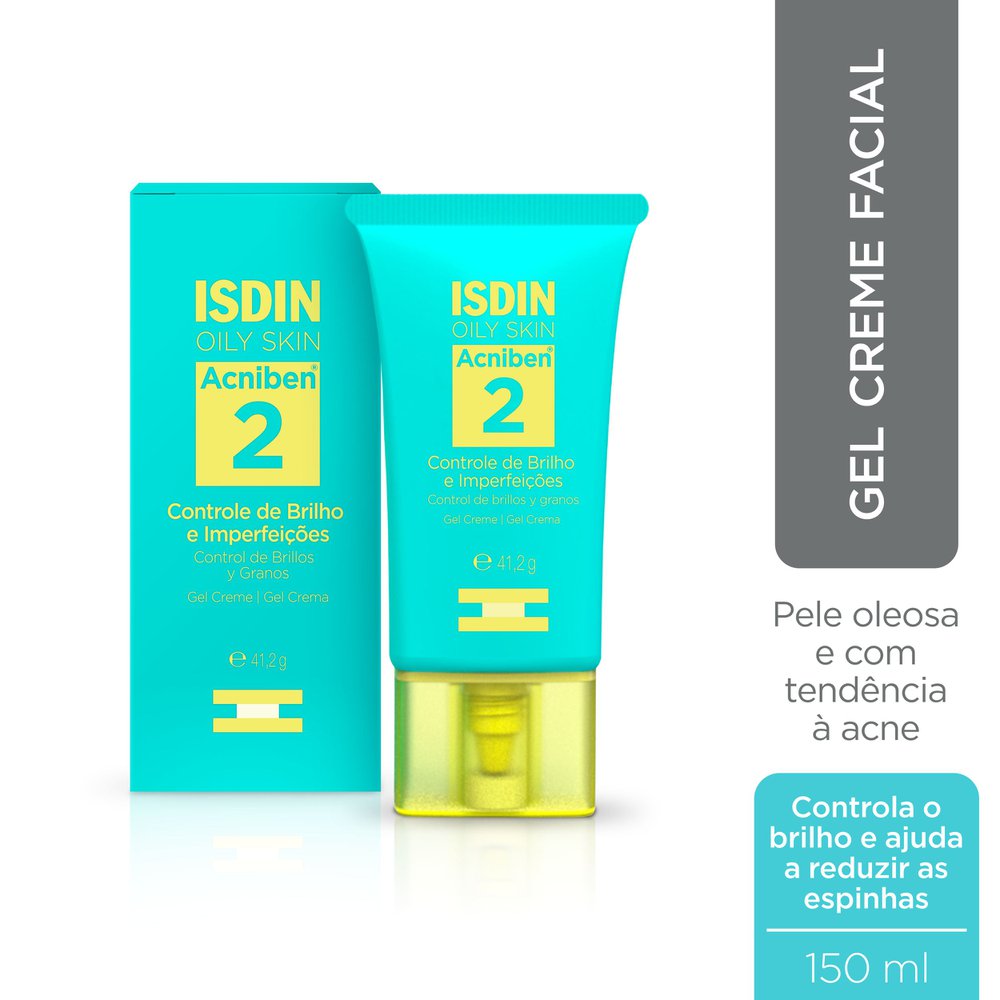Gel Creme Facial ISDIN Acniben Controle de Brilho 41,2g — imagem 2 | Farmácia Resyla