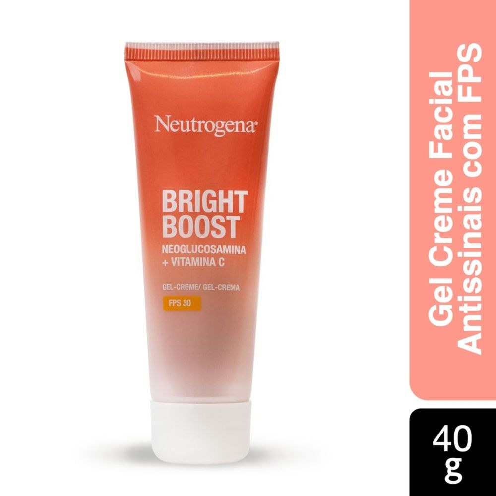 Gel Creme Facial Neutrogena Bright Boost Antissinais FPS 30 40g — Neutrogena | Farmácia Resyla
