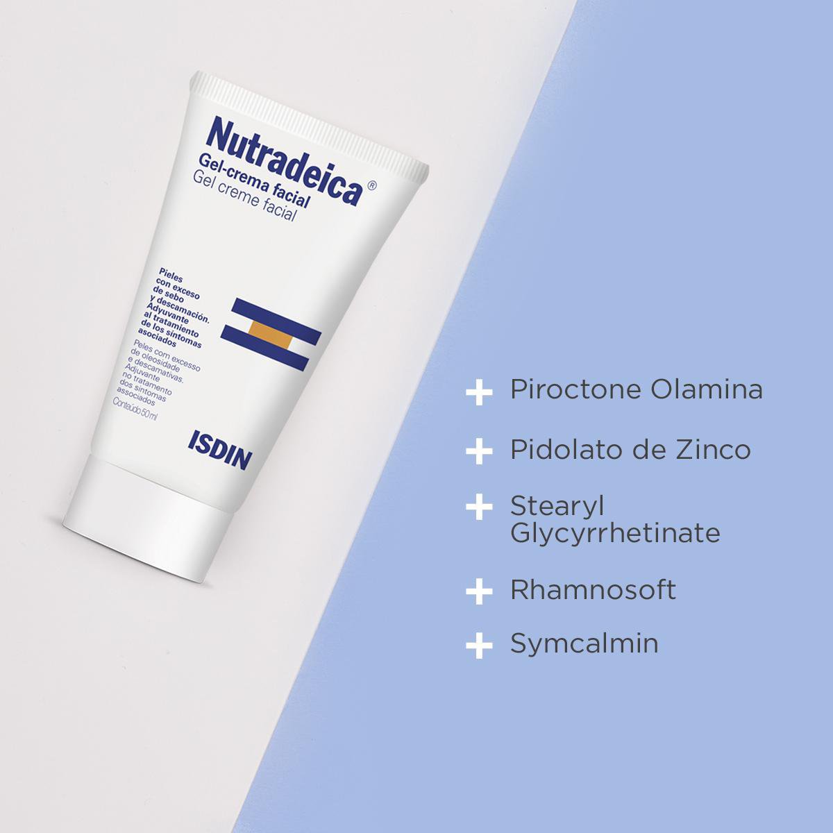 Gel Creme Facial Nutradeica Isdin para Pele Descamativa 50ml — imagem 4 | Farmácia Resyla