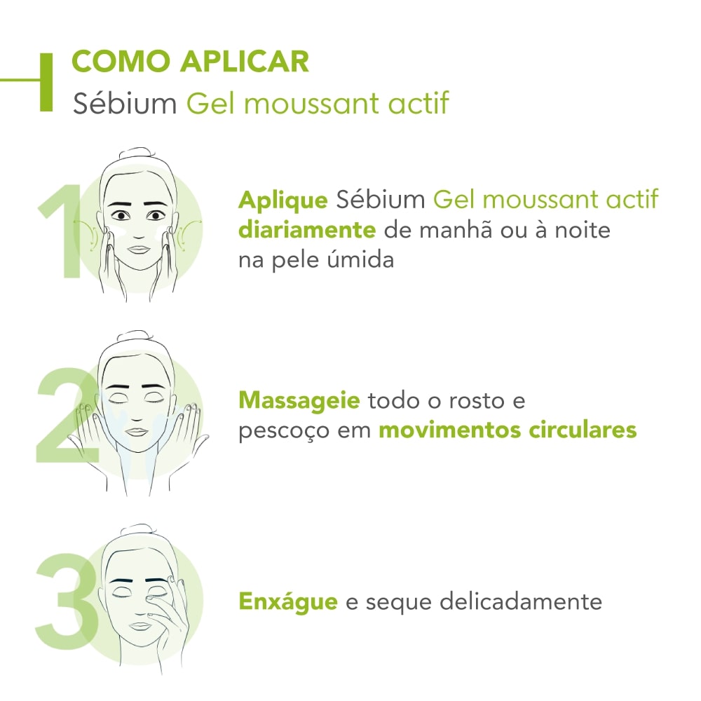 Gel de Limpeza Antiacne Bioderma Sebium Moussant Actif 500ml — imagem 2 | Farmácia Resyla