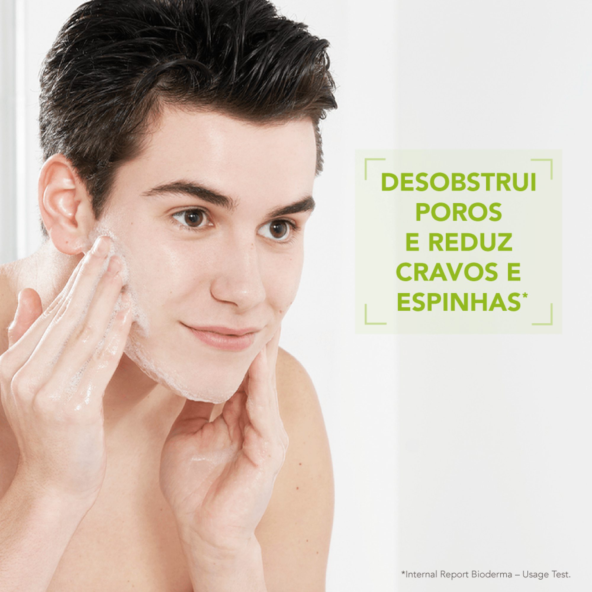 Gel de Limpeza Facial Bioderma Sébium Gel Moussant Actif Purificante Intensivo 200ml — imagem 3 | Farmácia Resyla