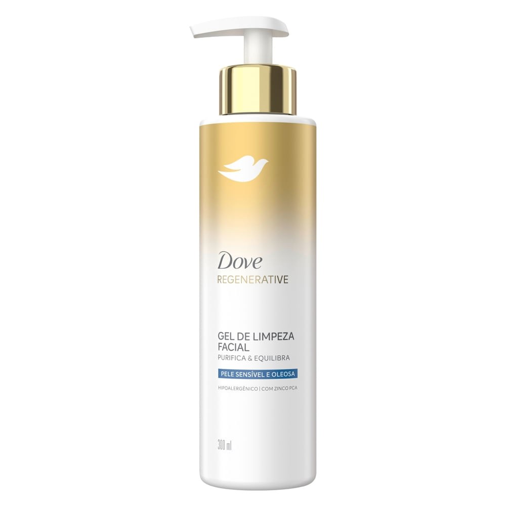 Gel de Limpeza Facial Dove Regenerative Purifica e Equilibra 300ml — Dove | Farmácia Resyla