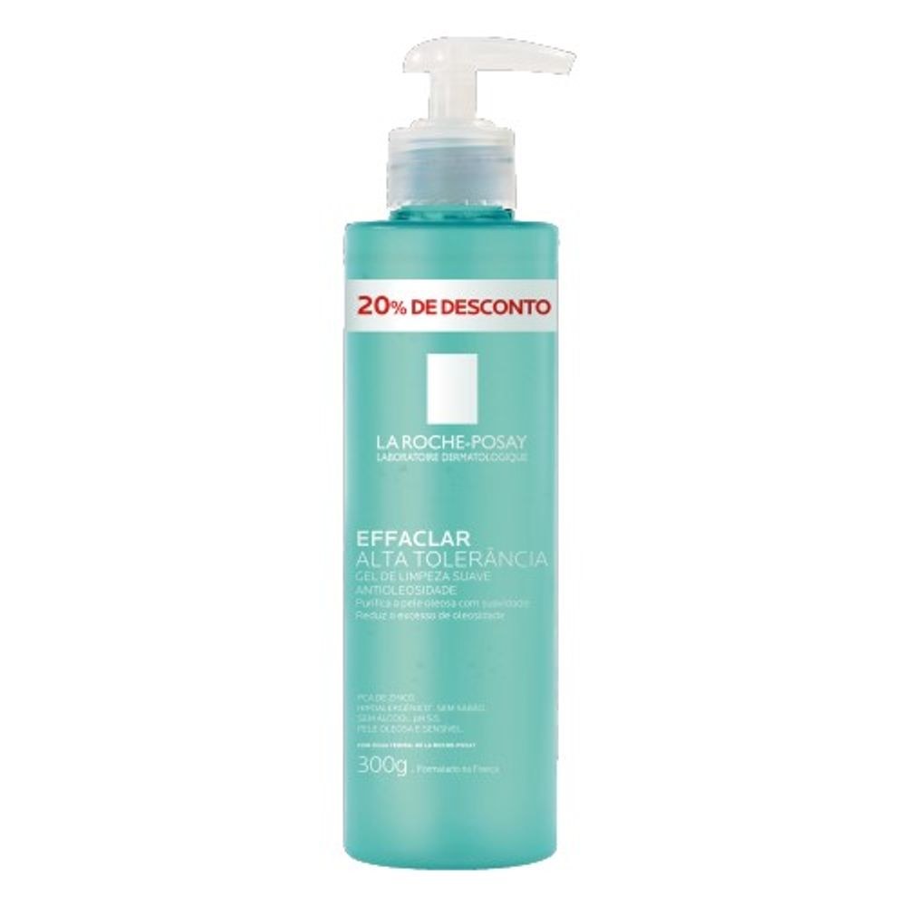 Gel de Limpeza Facial La Roche-Posay Effaclar Alta Tolerância Antioleosidade 300g — La Roche-Posay | Farmácia Resyla