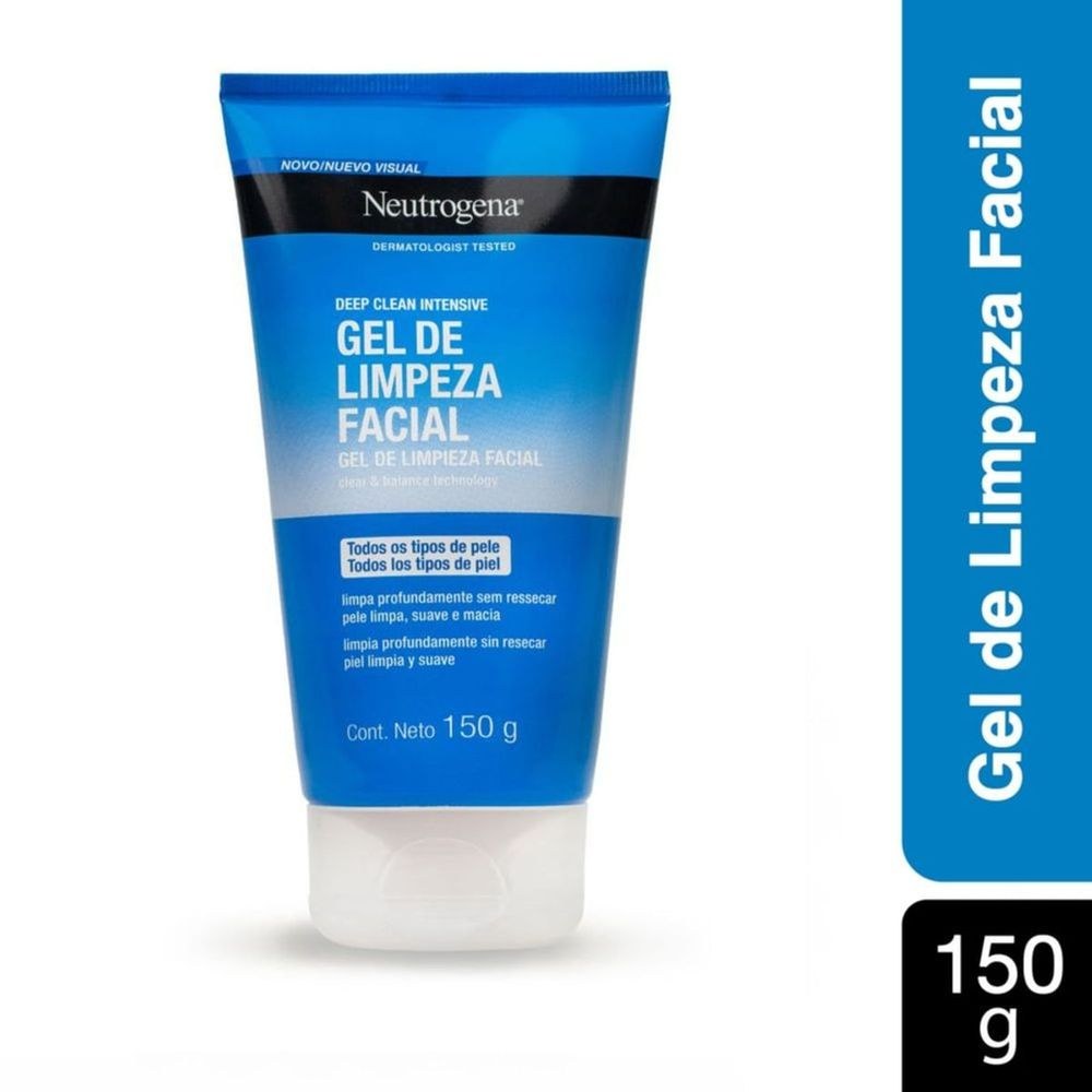 Gel de Limpeza Facial Neutrogena Deep Clean Pele Mista a Oleosa 150g — Neutrogena | Farmácia Resyla