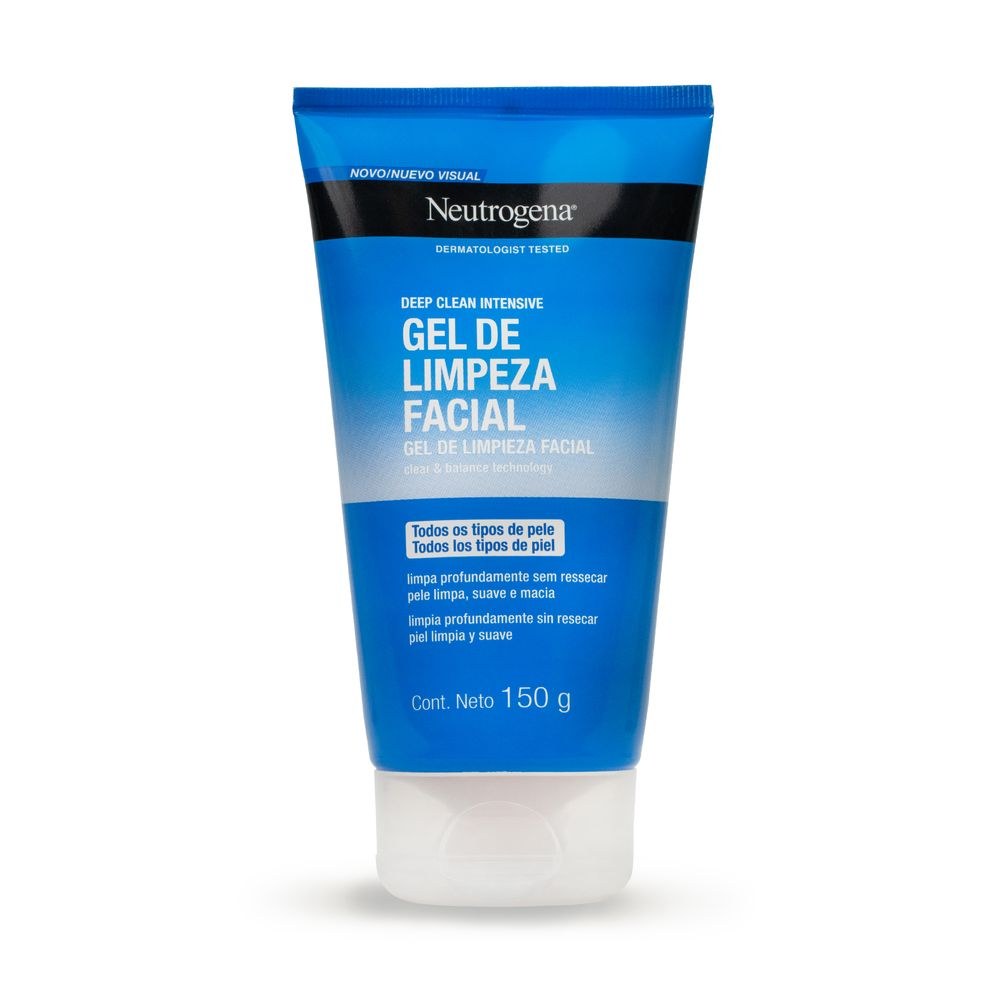 Gel de Limpeza Facial Neutrogena Deep Clean Pele Mista a Oleosa 150g — imagem 3 | Farmácia Resyla