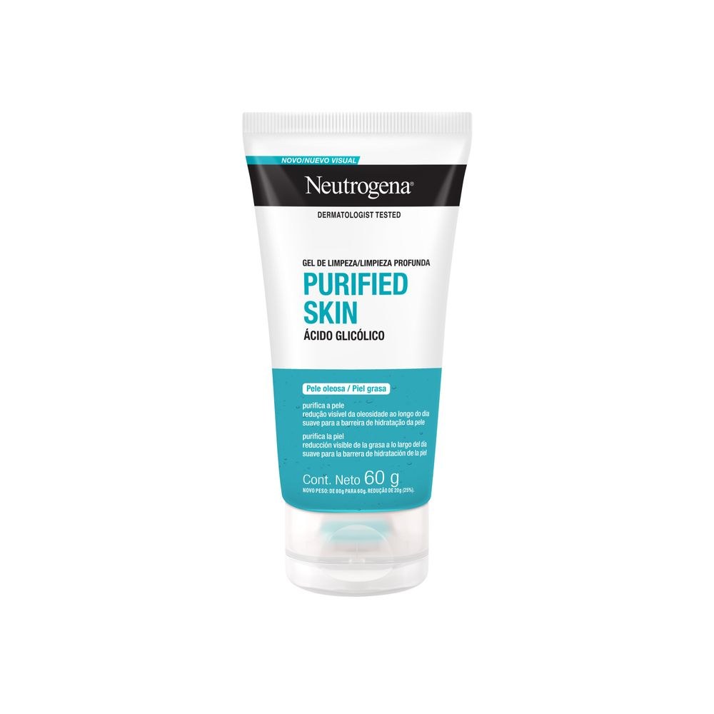 Gel de Limpeza Facial Neutrogena Purified Skin Antioleosidade 60g — imagem 4 | Farmácia Resyla