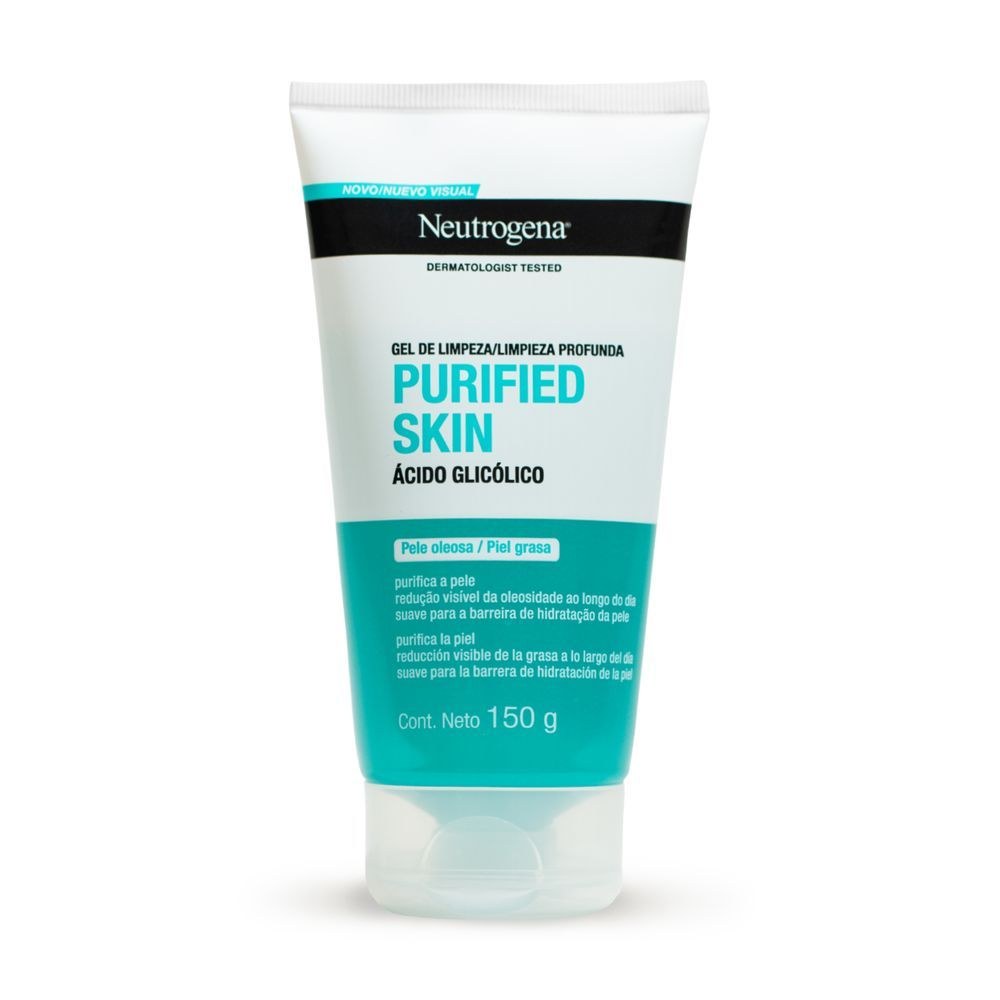 Gel de Limpeza Facial Neutrogena Purified Skin com Ácido Glicólico 150g — imagem 2 | Farmácia Resyla