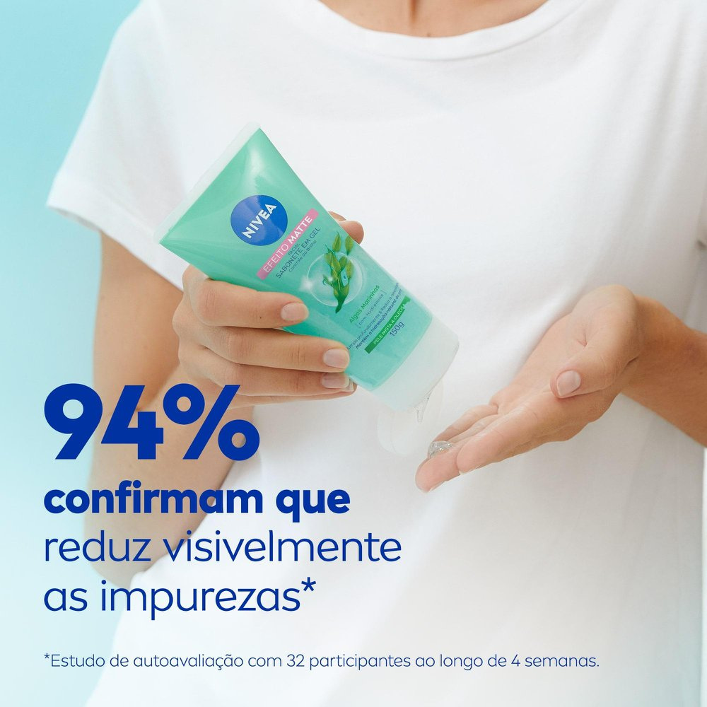 Gel de Limpeza Facial Nivea Visage Pele Oleosa 150ml — imagem 4 | Farmácia Resyla
