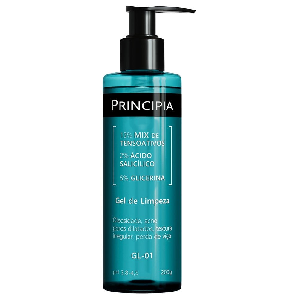 Gel De Limpeza Facial Principia Skincare Gl-01 200ml — Principia | Farmácia Resyla